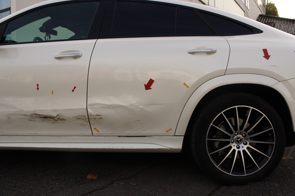 Mercedes-Benz GLE 350d 4Matic Coupé - Schadenstelle